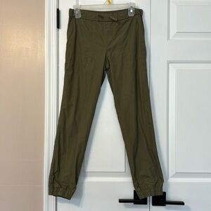US POLO Boys Olive green fully lined pants, size L, 14/16, excellent condition.